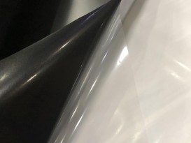 贊晨TPU離型膜黑色薄膜復pet/OPP-貼合布料防水拉鏈-服裝等厚0.03mm
